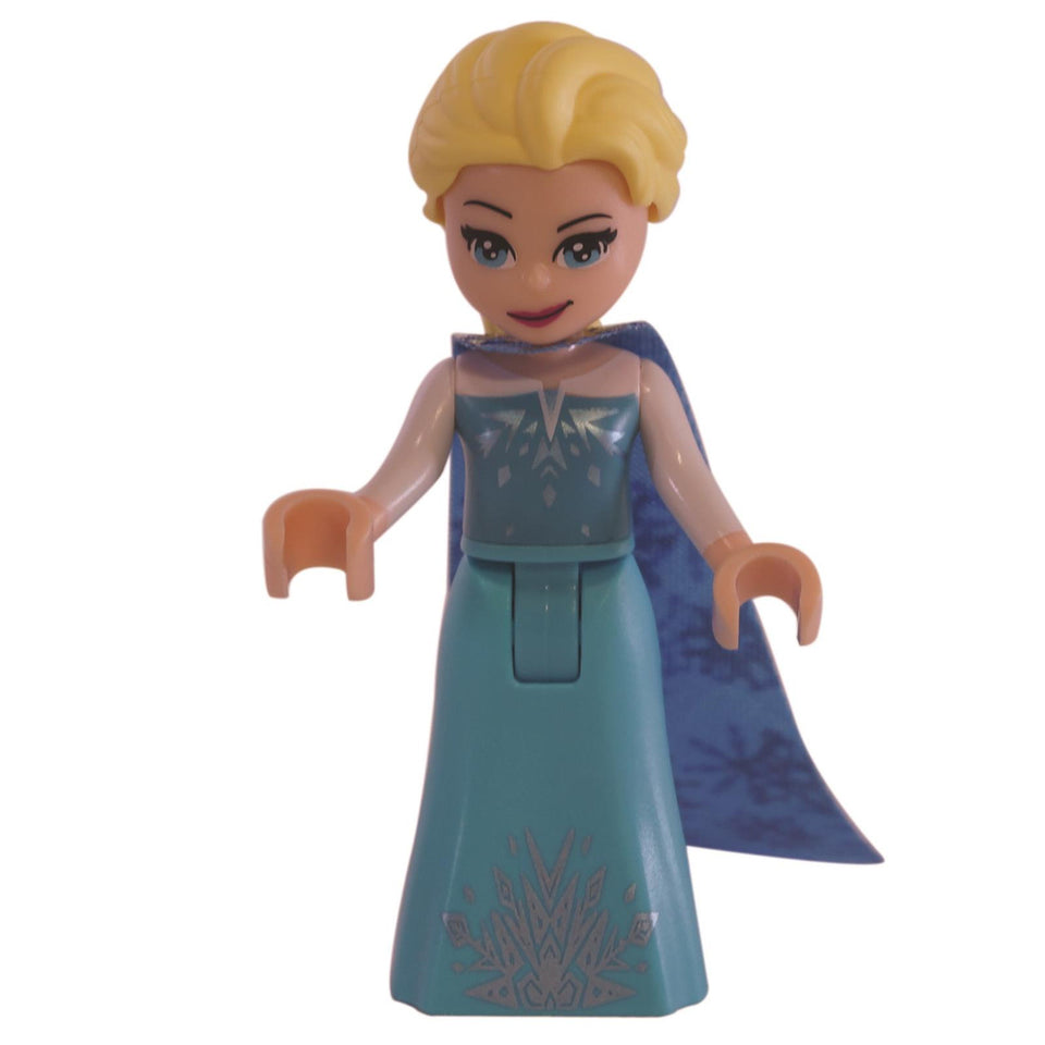LEGO Elsa mini doll dp050 blue cape dress braid