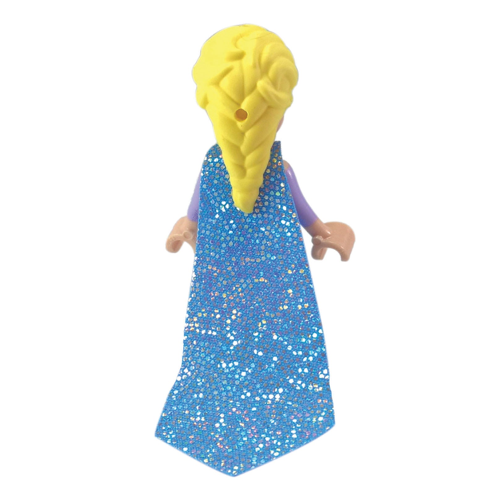 LEGO Elsa mini doll dp034 medium azure dress glitter cape, back