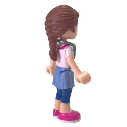Emily Jones LEGO Elves mini-doll elf034b amulet outfit striped top necklace