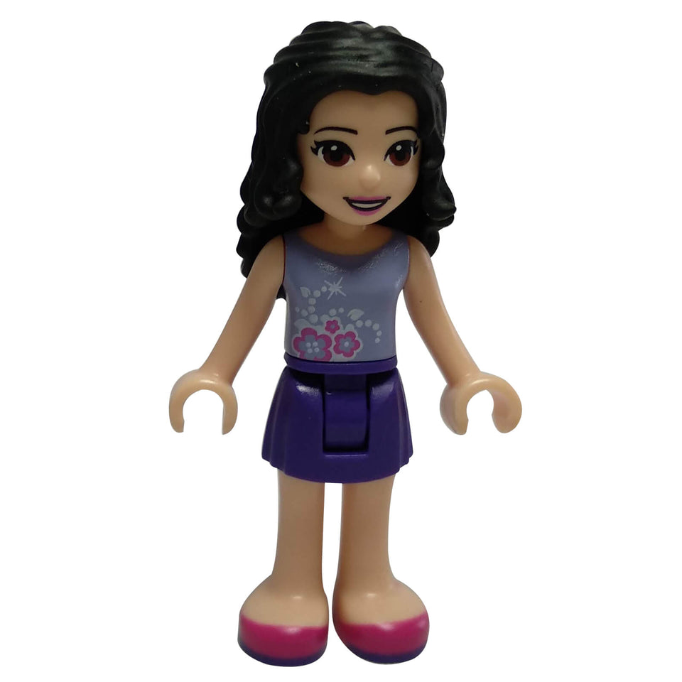LEGO Friends Emma mini doll frnd0303 lavender top dark purple skirt