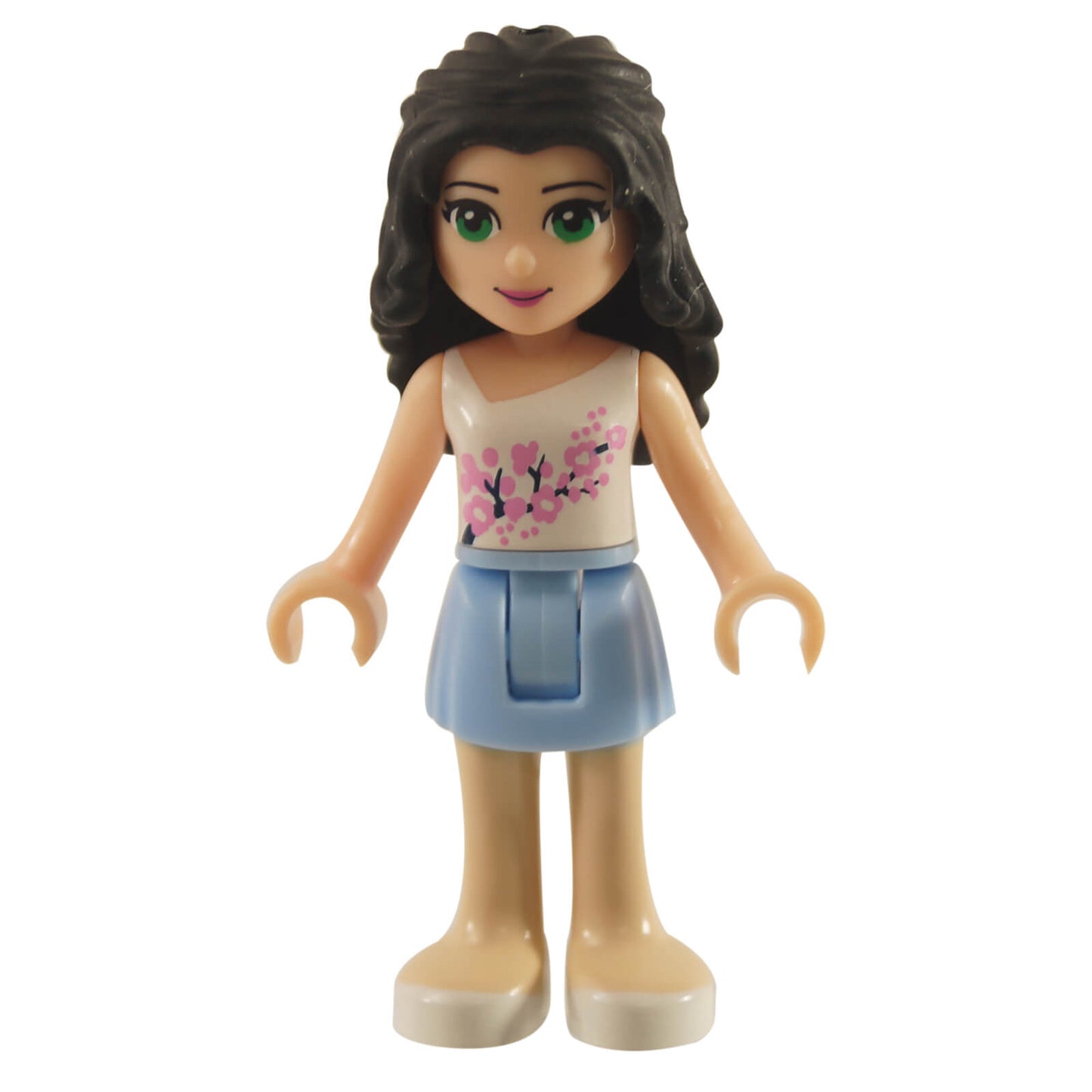 LEGO Friends Emma mini doll frnd070 floral top blue skirt