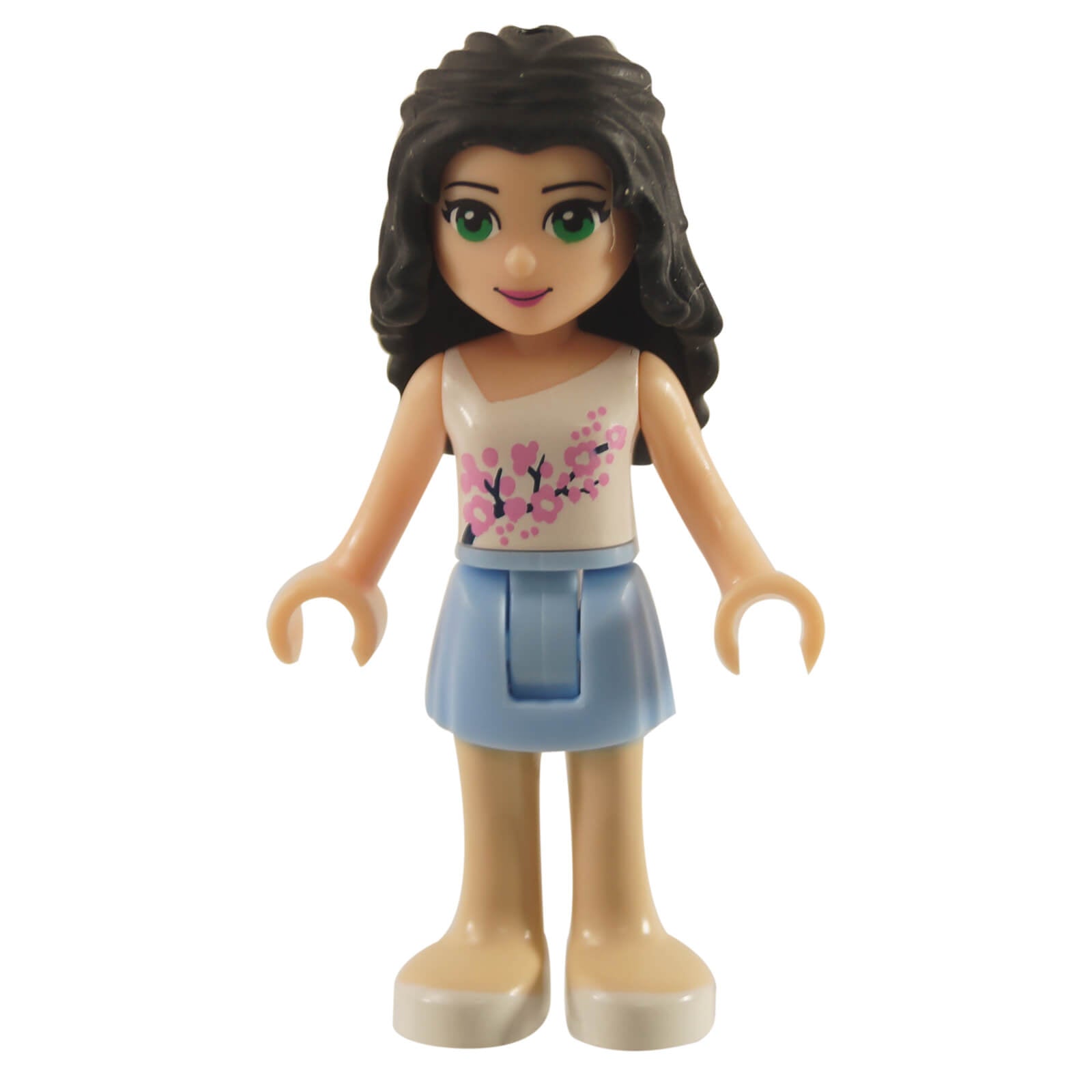 LEGO Friends Emma mini doll frnd070 floral top blue skirt