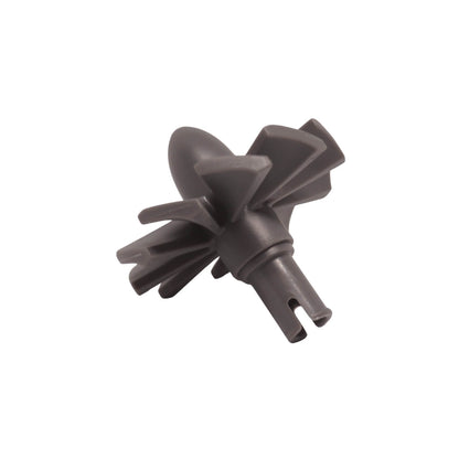 Large LEGO engine center piece featuring a 10-blade turbine design for aircraft and industrial builds (Part x577).