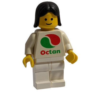 Octan - White Logo, White Legs, Black Female Hair