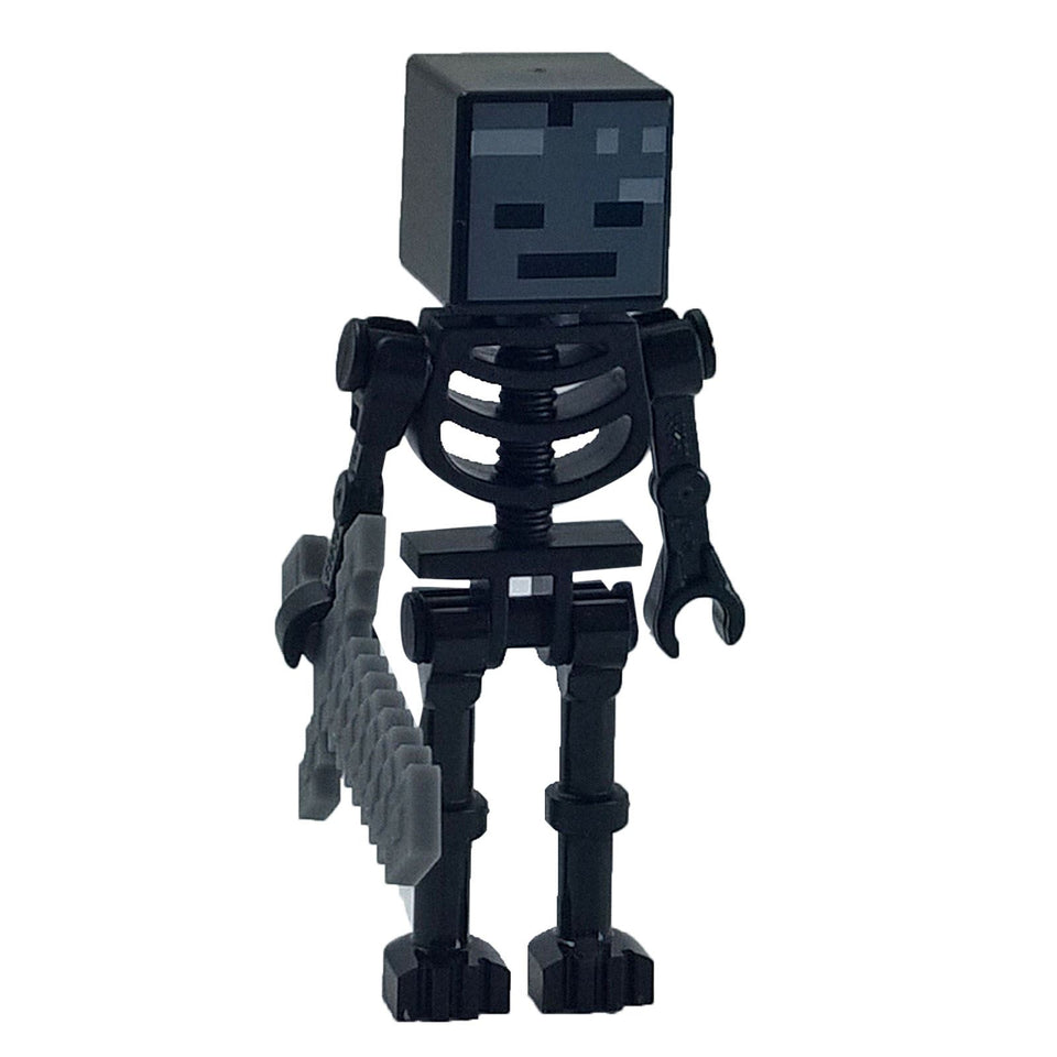 LEGO® Minifigura de Wither Skeleton del set de Minecraft 21154 The Blaze Bridge con espada de piedra