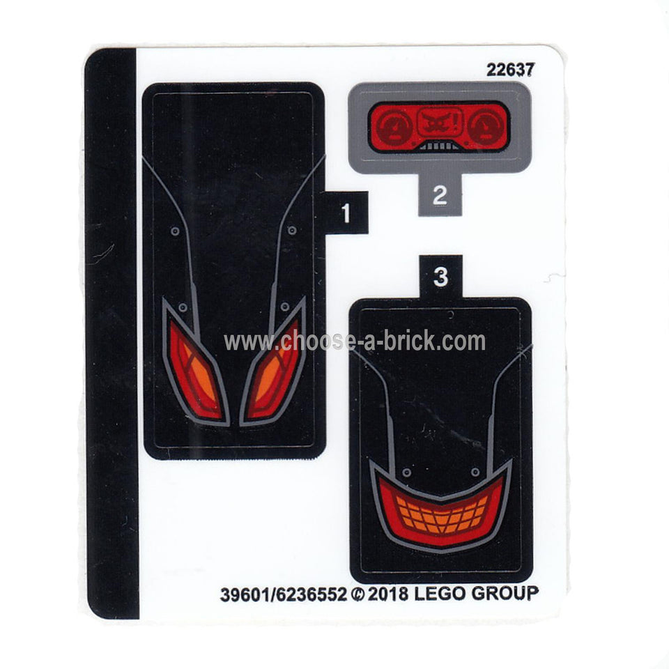  ملصق لمجموعة 76110 - 39601-6236552 - LEGO أجزاء ليغو منفردة وقطع