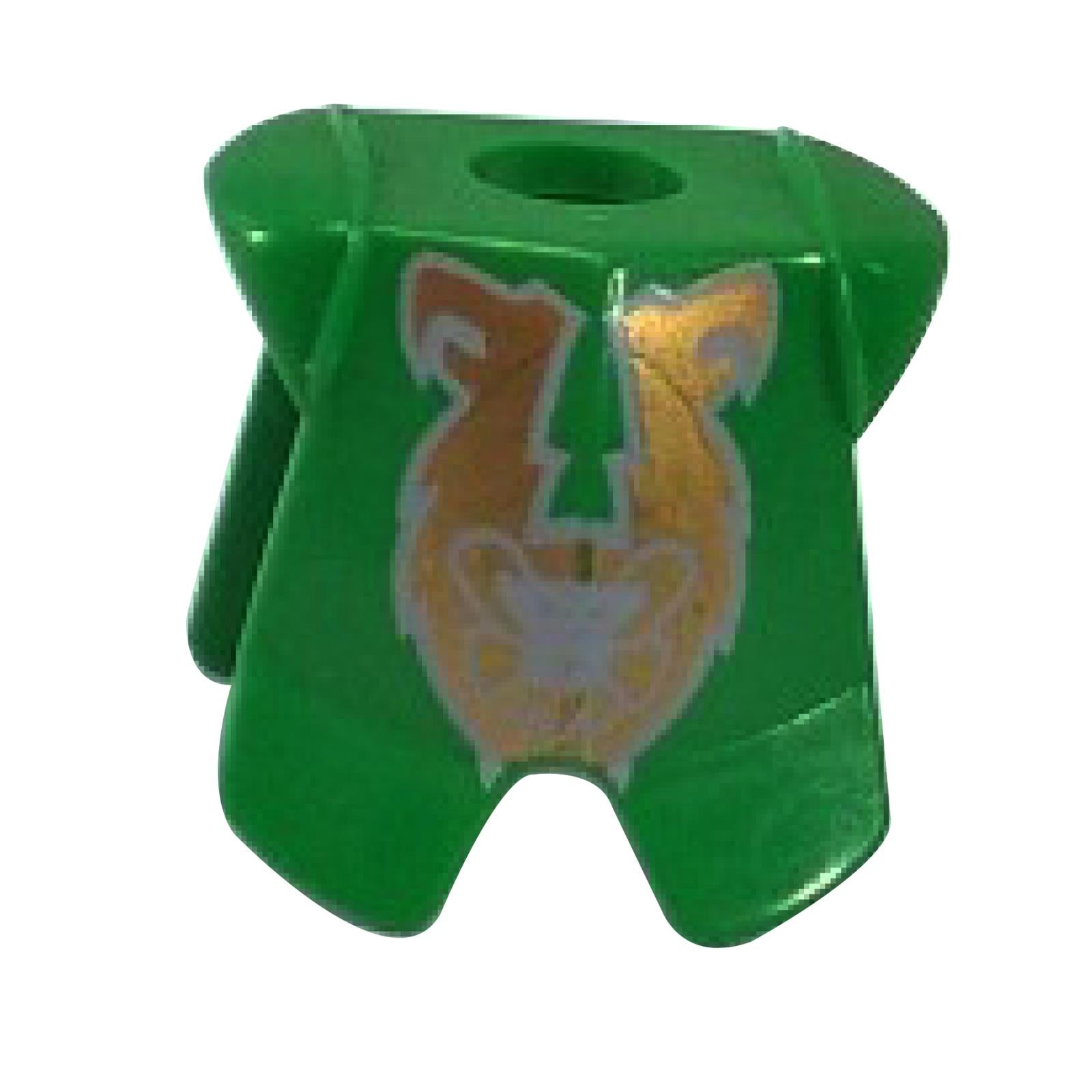 LEGO® Armor 2587pb07 – Green Breastplate with Rascus Gold Monkey Pattern