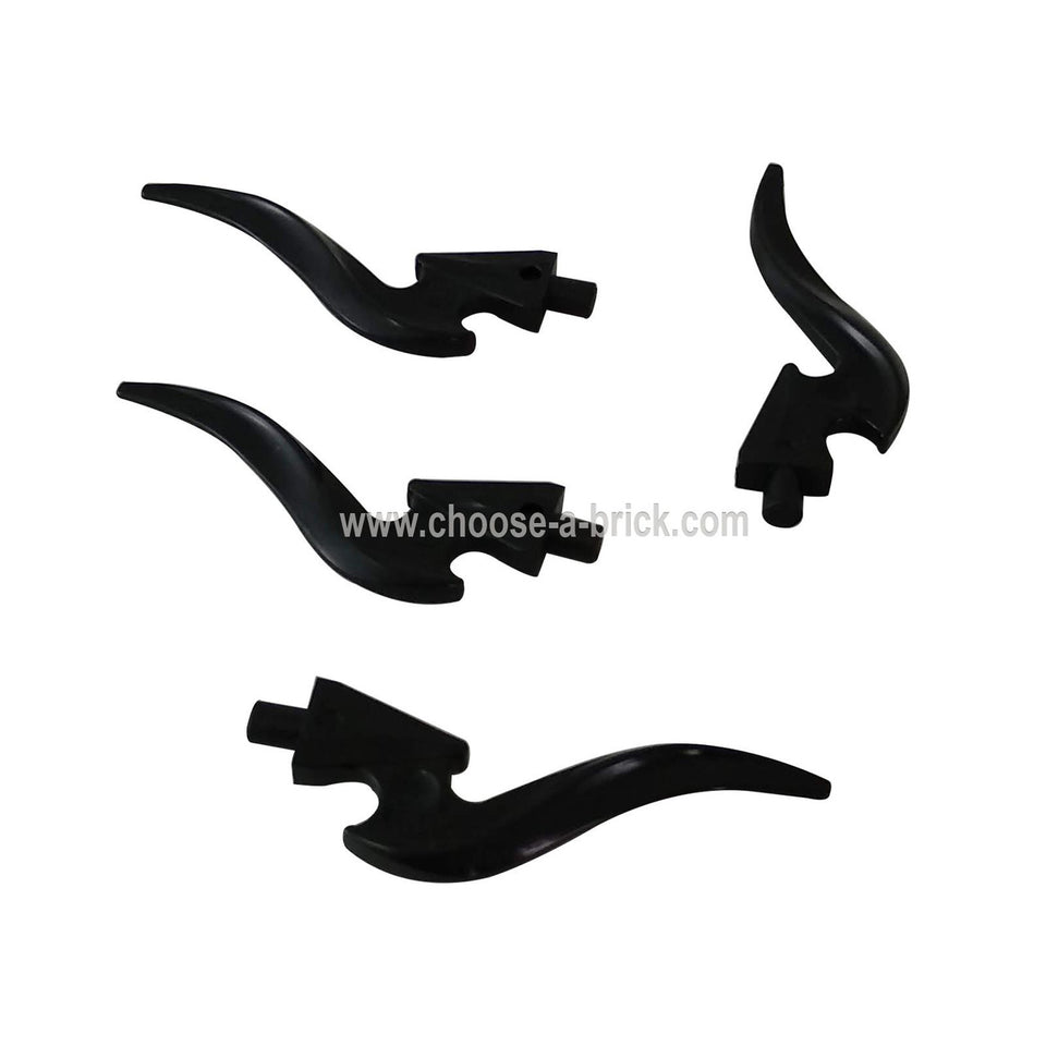 Wave Rounded Single with Pin (Flame)