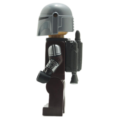 The Mandalorian / Din Djarin / 'Mando' - Silver Beskar Armor, Jet Pack, Printed Head