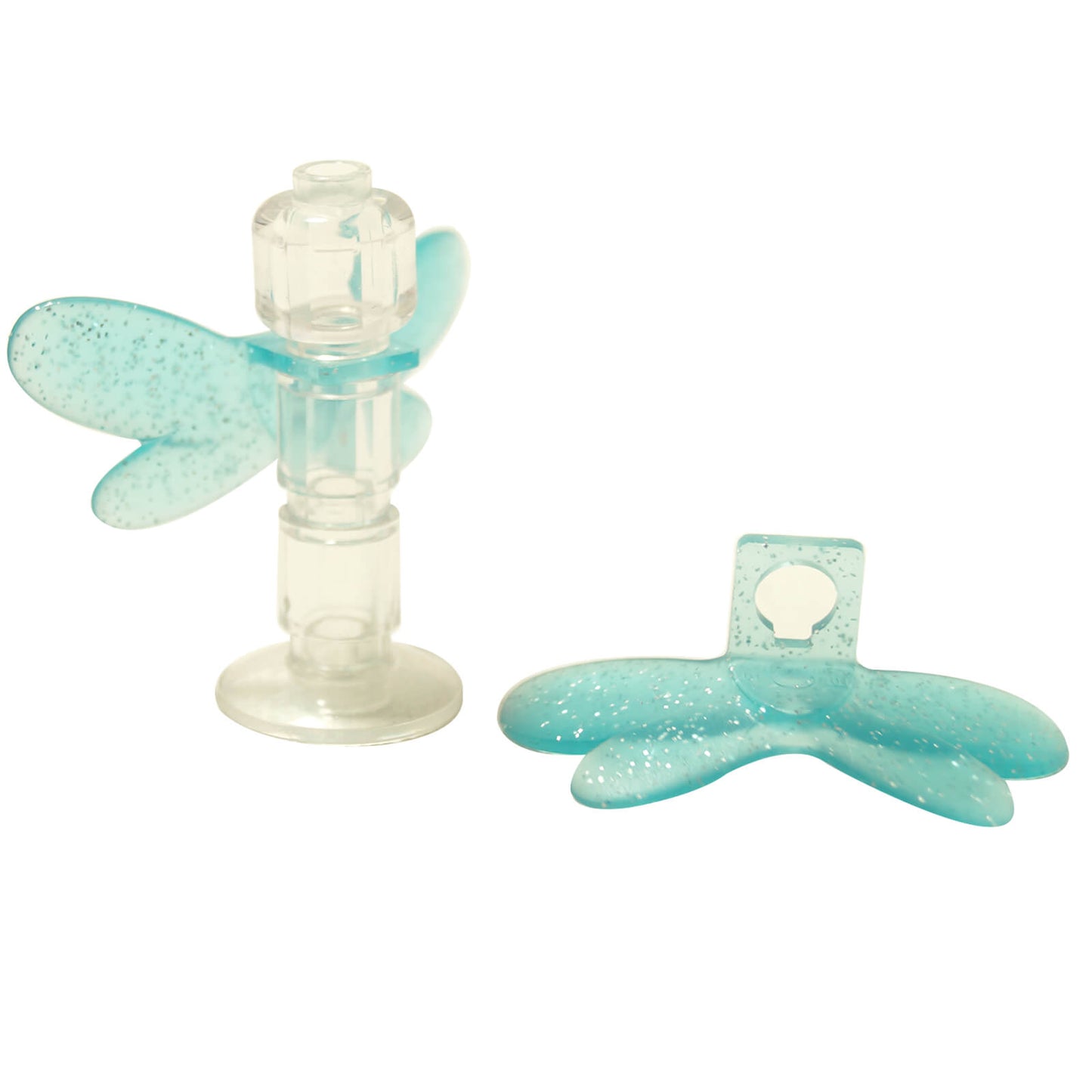 LEGO® Fairy Wings bodygear accessory for minifigures Glitter Trans-Light Blue