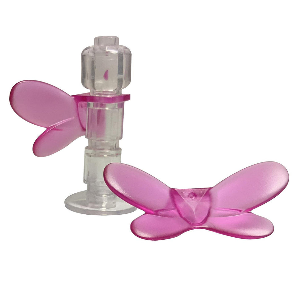 LEGO® Fairy Wings bodygear accessory for minifigures trans dark pink