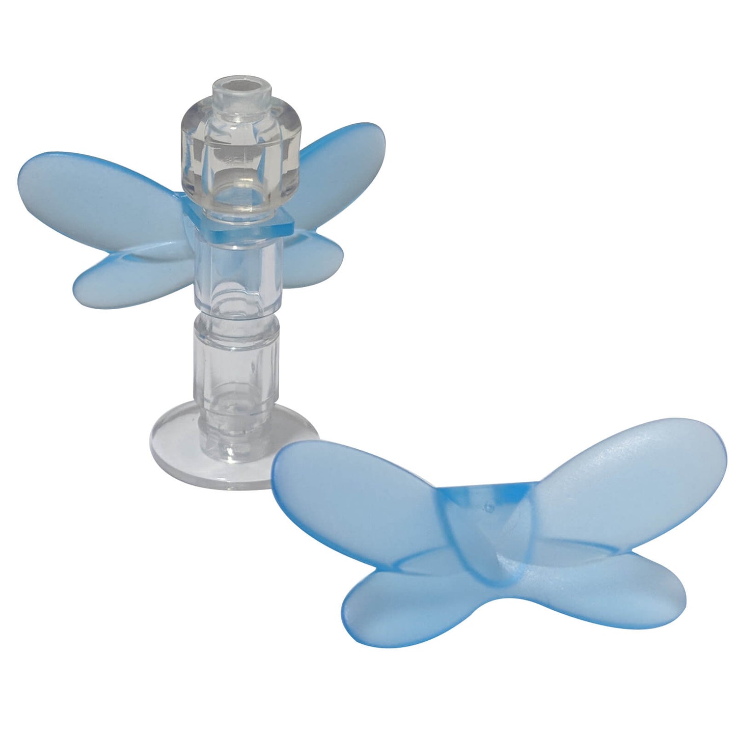LEGO® Fairy Wings bodygear accessory for minifigures trans medium blue
