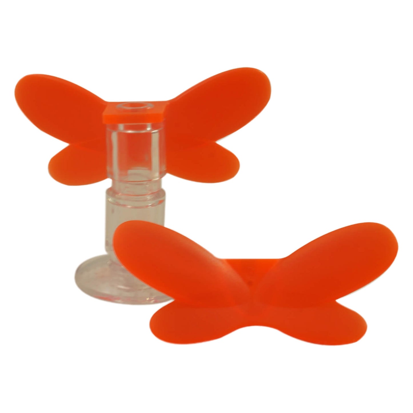 LEGO® Fairy Wings bodygear accessory for minifigures trans neon orange