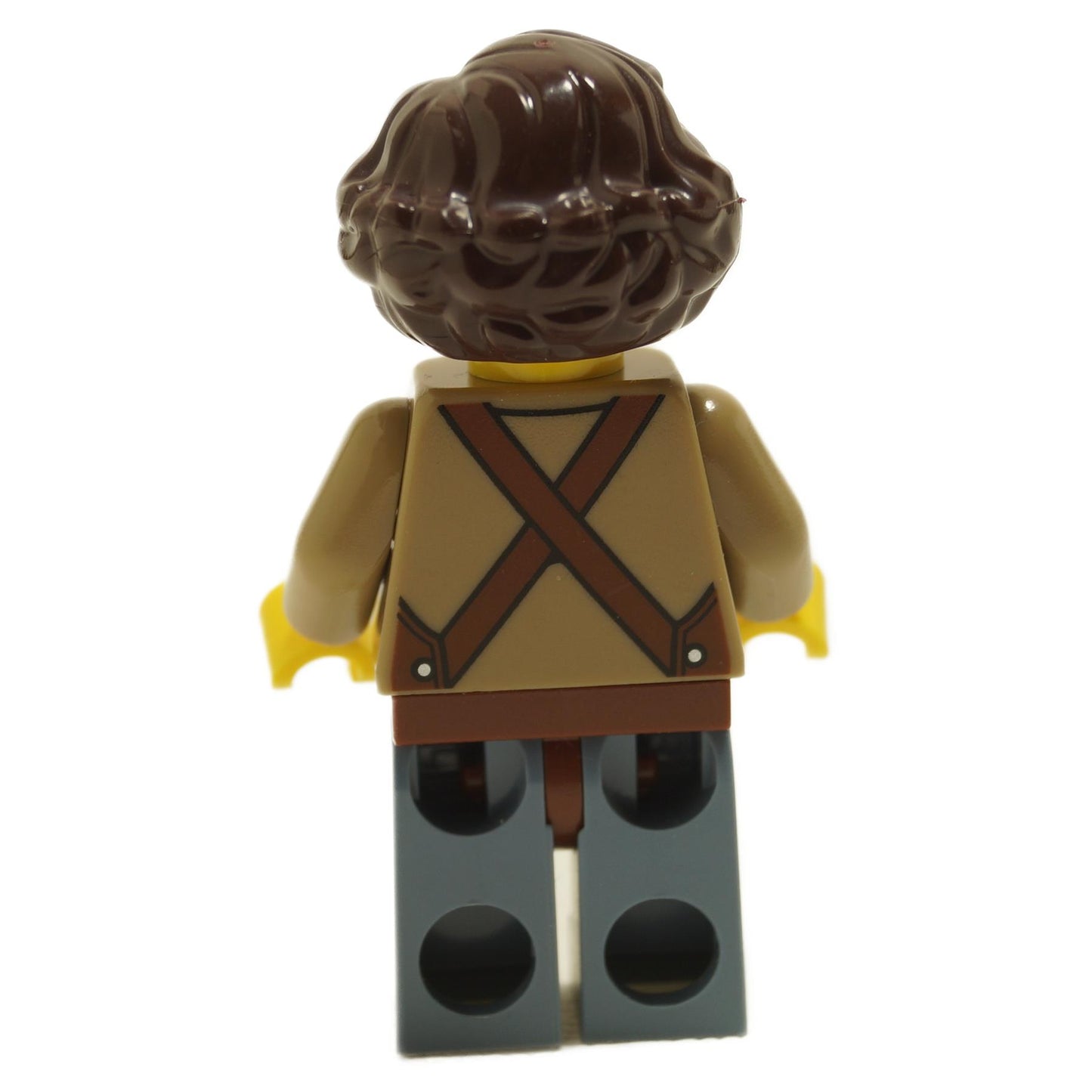 Tavern Keeper - Male, Reddish Brown Apron, Sand Blue Legs, Dark Brown Hair