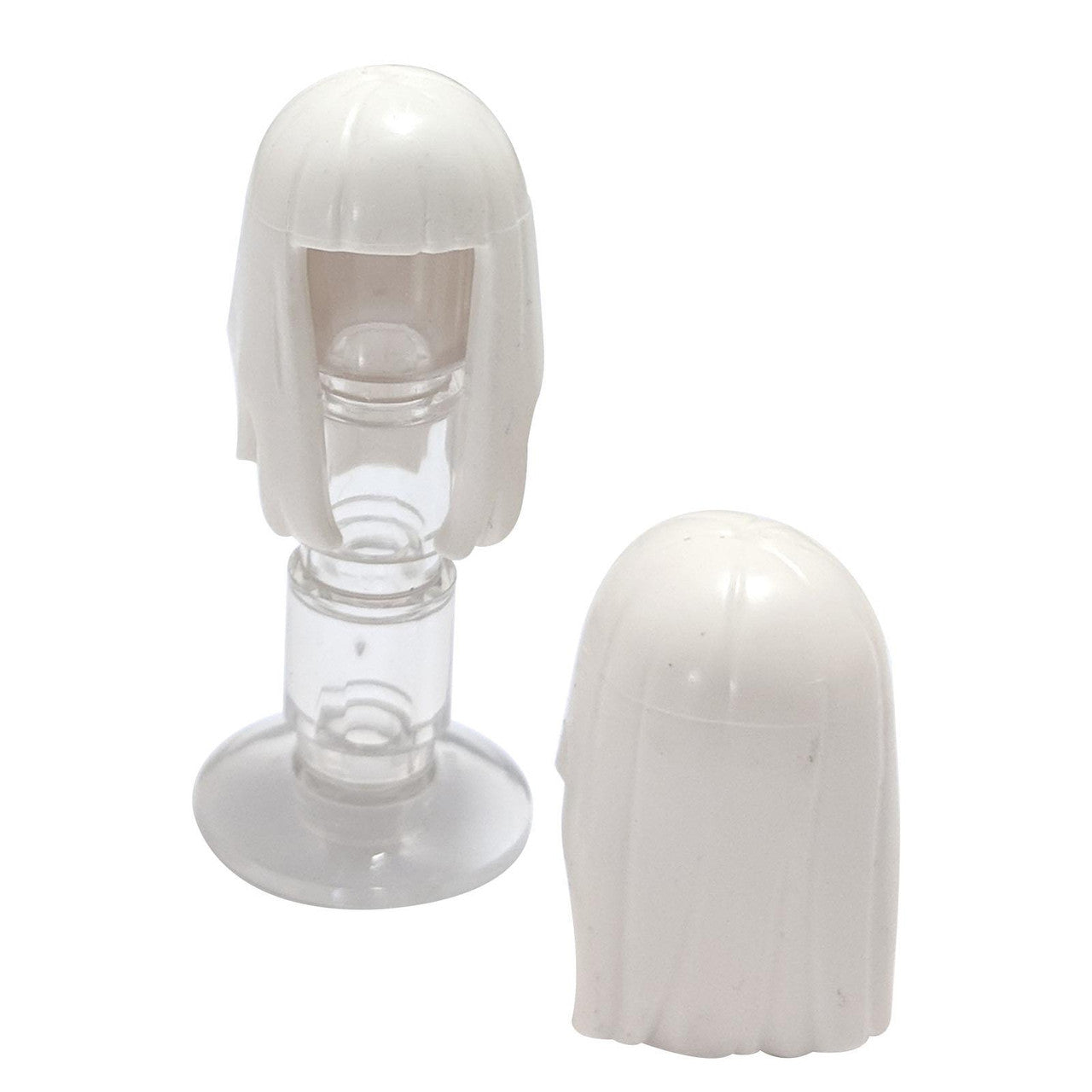 LEGO® female long straight hair with bangs 17346 in White