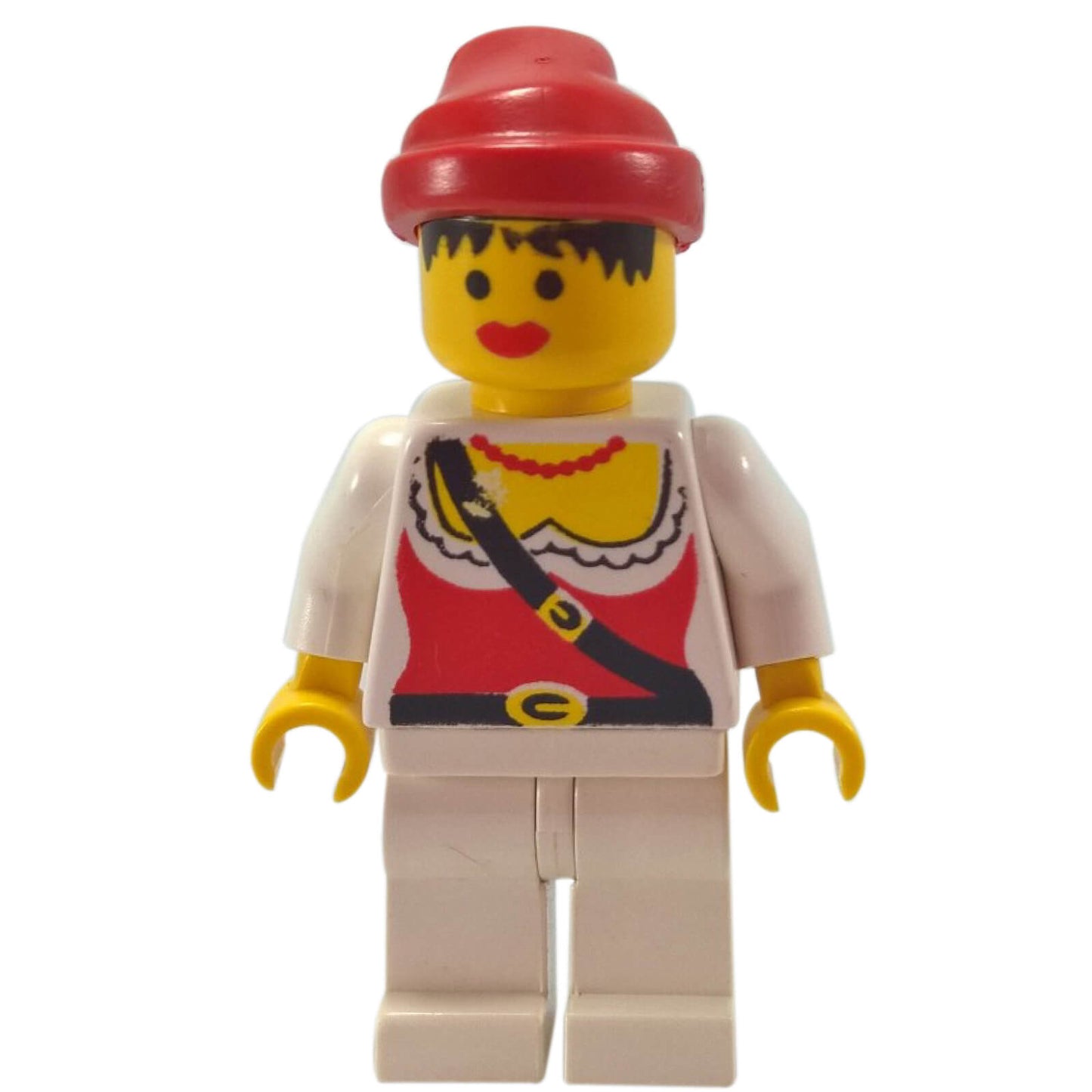 LEGO Female Pirate Minifigure pi058 with White Legs and Red Bandana