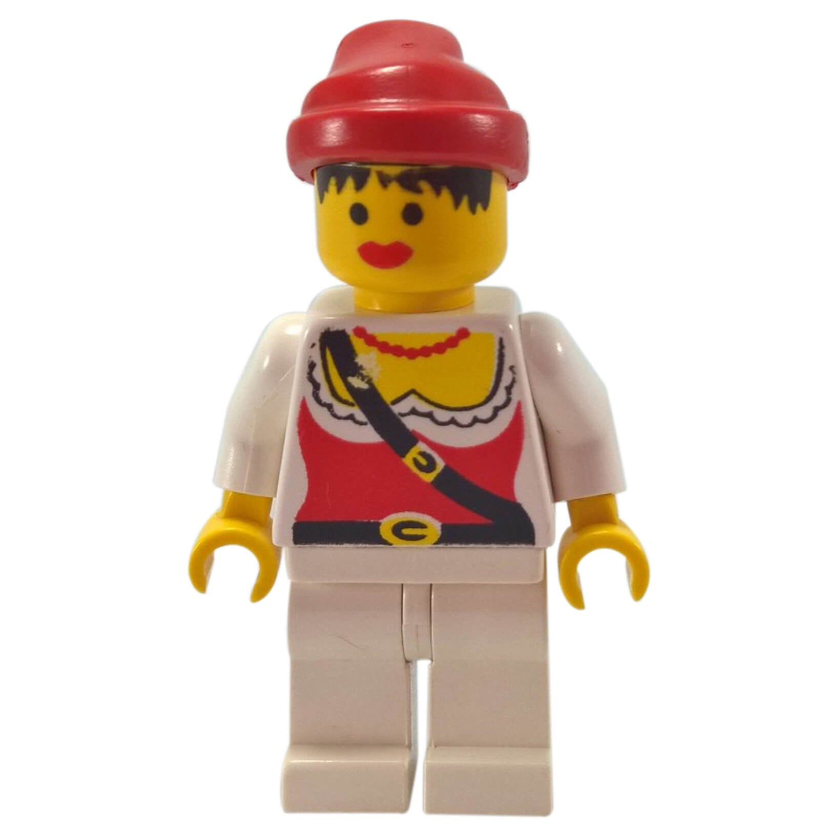 LEGO Female Pirate Minifigure pi058 with White Legs and Red Bandana