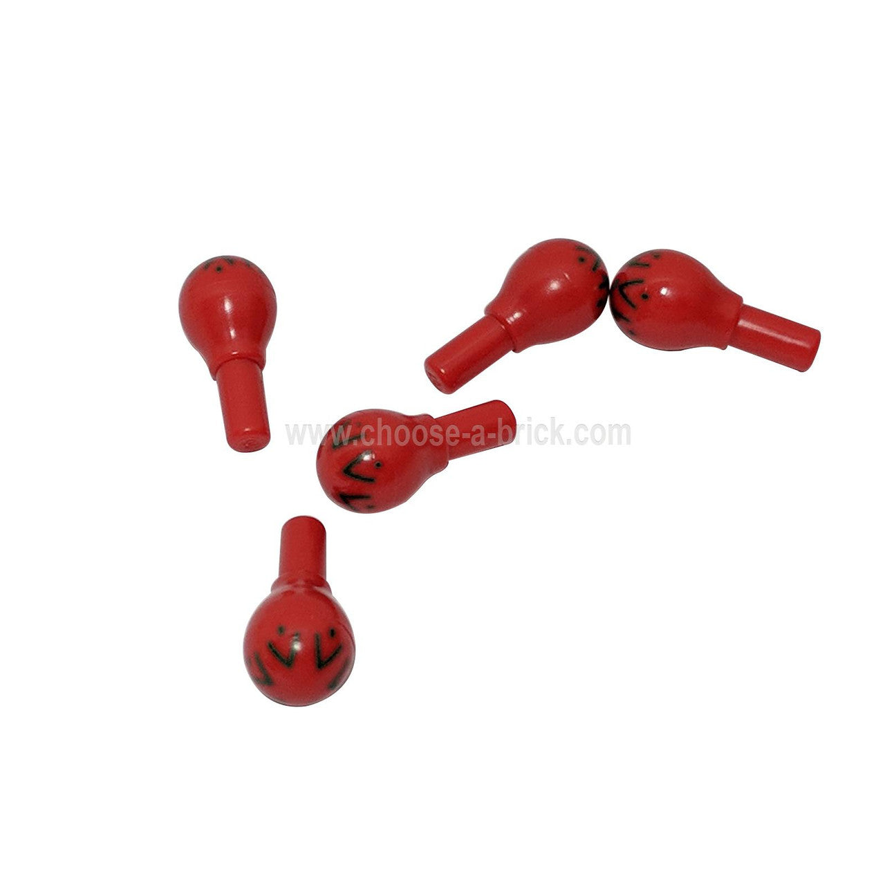 Add Festive Flair with LEGO® Red Maraca with Pattern | Choose-a-Brick ...