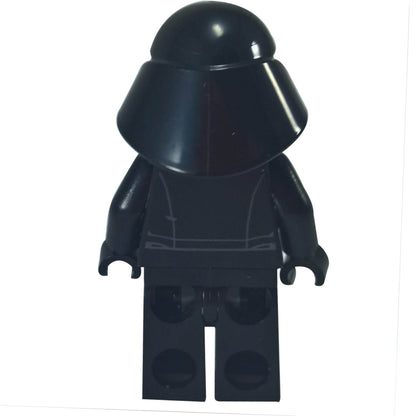 LEGO Star Wars First Order Crew Member minifigure sw0671 with helmet and dark uniform. back profile