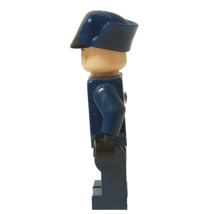 LEGO Star Wars First Order Officer minifigure sw0832 with dark blue uniform and cap, side