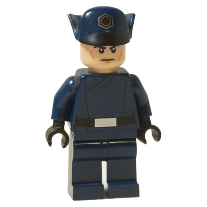 LEGO Star Wars First Order Officer minifigure sw0832 with dark blue uniform and cap