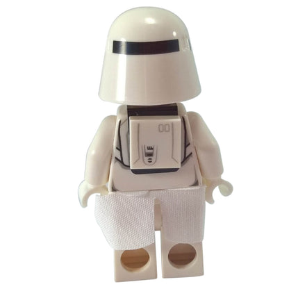 LEGO Star Wars First Order Snowtrooper minifigure sw0657 with kama and neck bracket, back