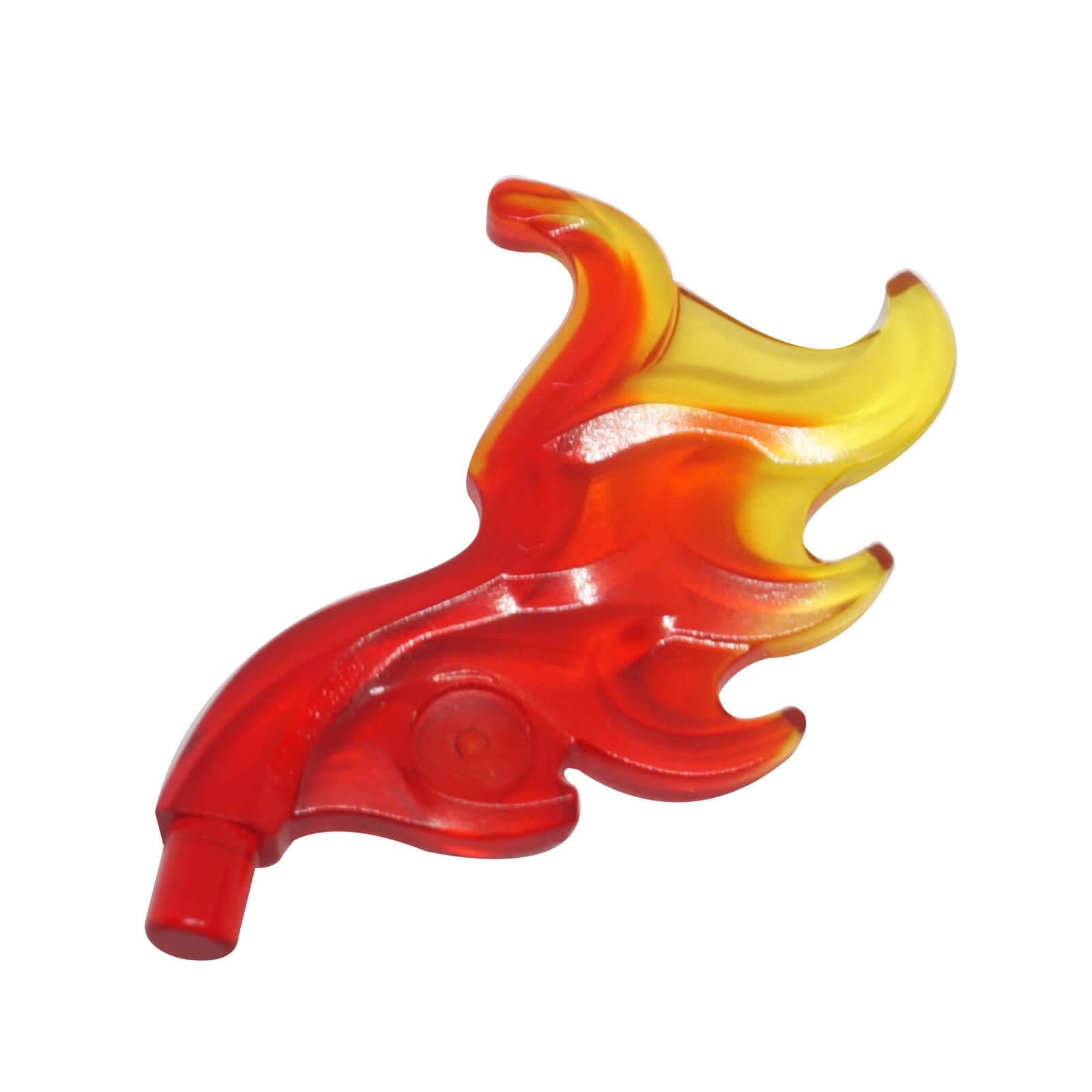 LEGO® flame effect element with marbled pattern 18394pb01