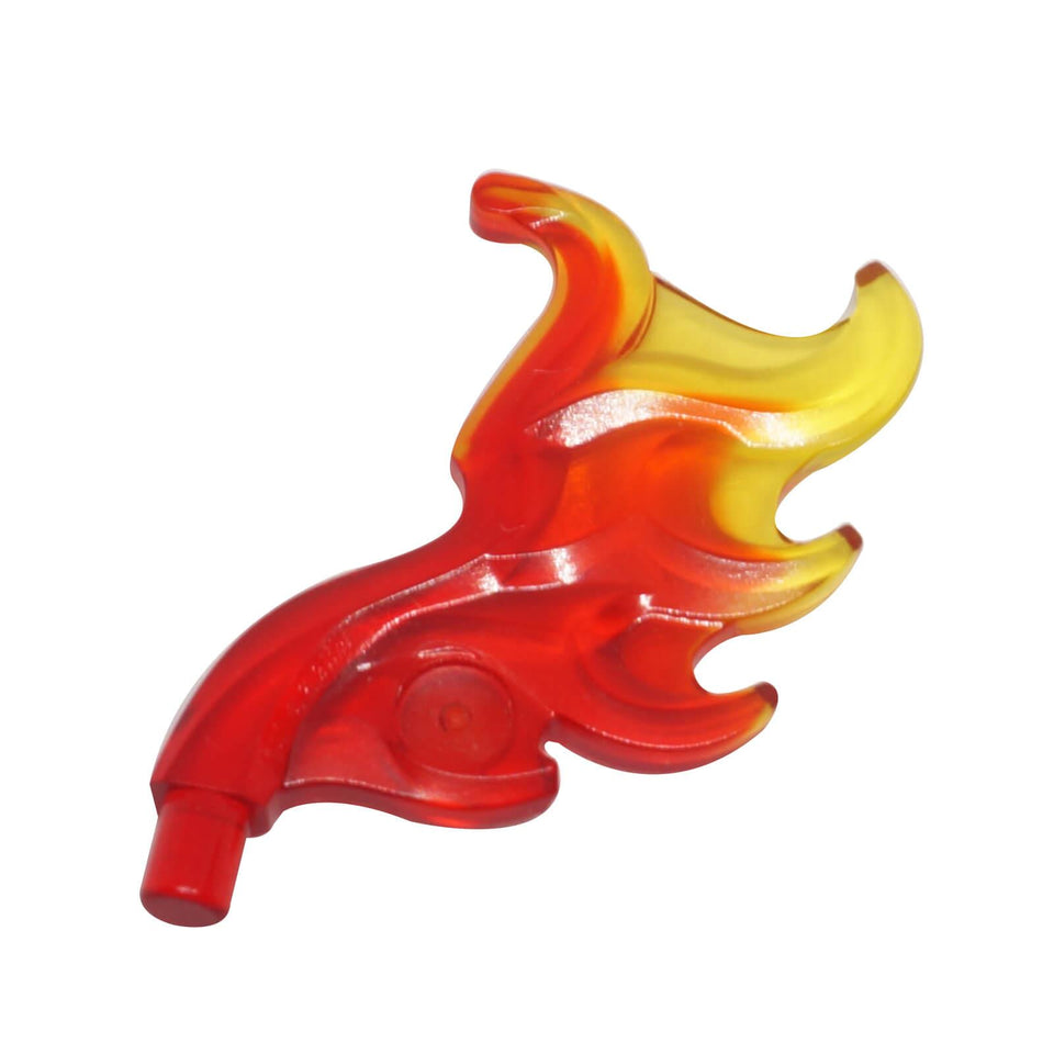 LEGO® flame effect element with marbled pattern 18394pb01
