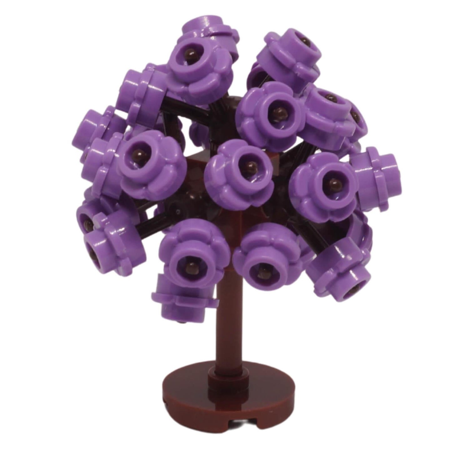 LEGO® assembled flower tree display build medium lavender