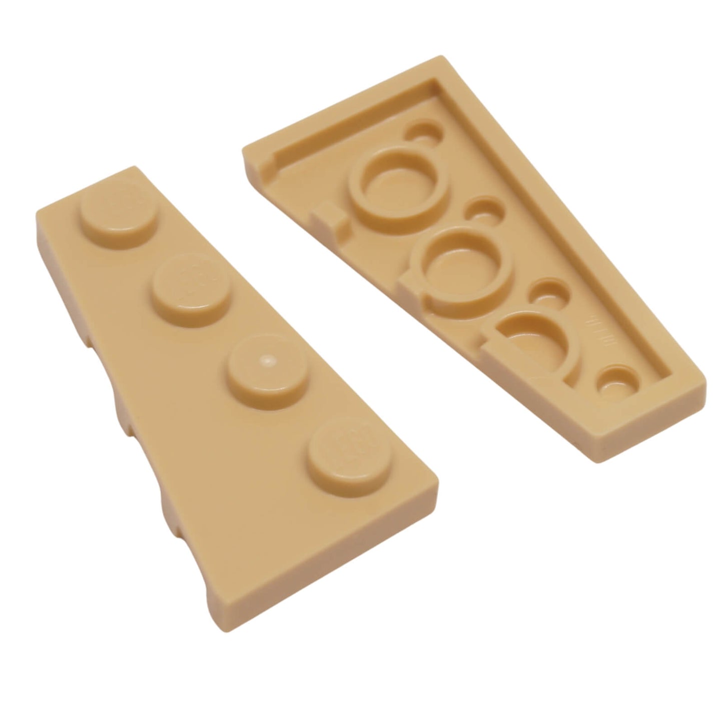 LEGO® Friends mini-doll head with medium azure eyes 37592 tan
