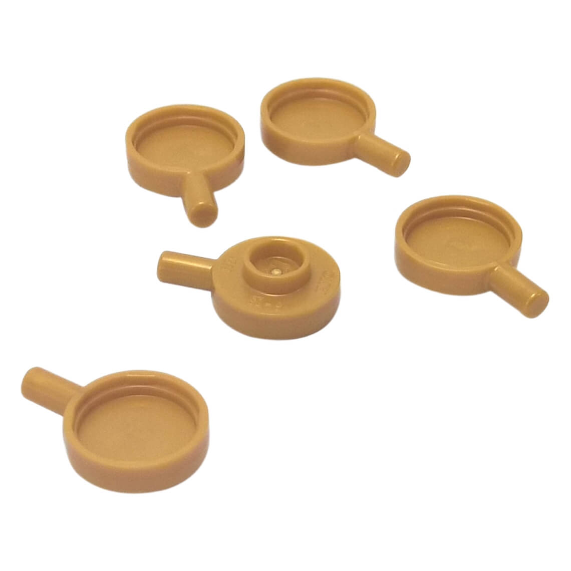 LEGO® frying pan kitchen accessory part 4528 in pearl gold