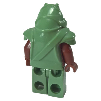 LEGO Gamorrean Guard minifigure sw0087 with molded head and torso print, back view