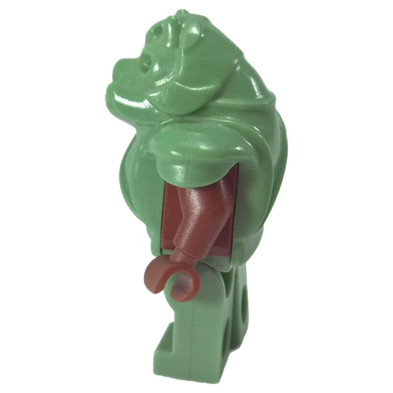 LEGO Gamorrean Guard minifigure sw0087 with molded head and torso print, side view