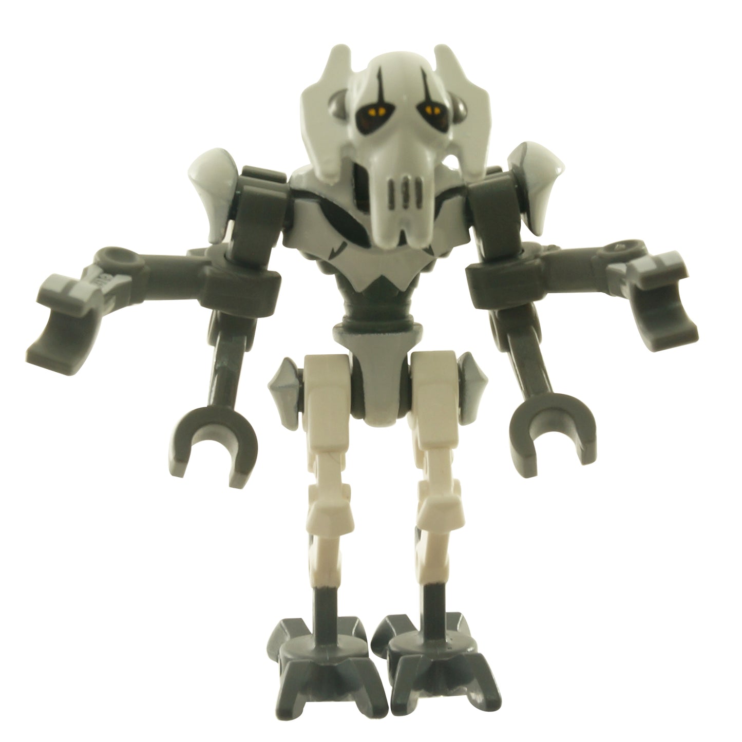 LEGO General Grievous minifigure sw0515 with printed white armor and multi-limb body