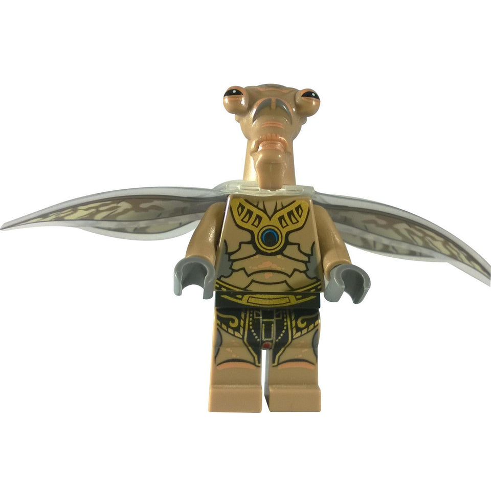 LEGO Geonosian minifigure sw0381 dark tan with wings