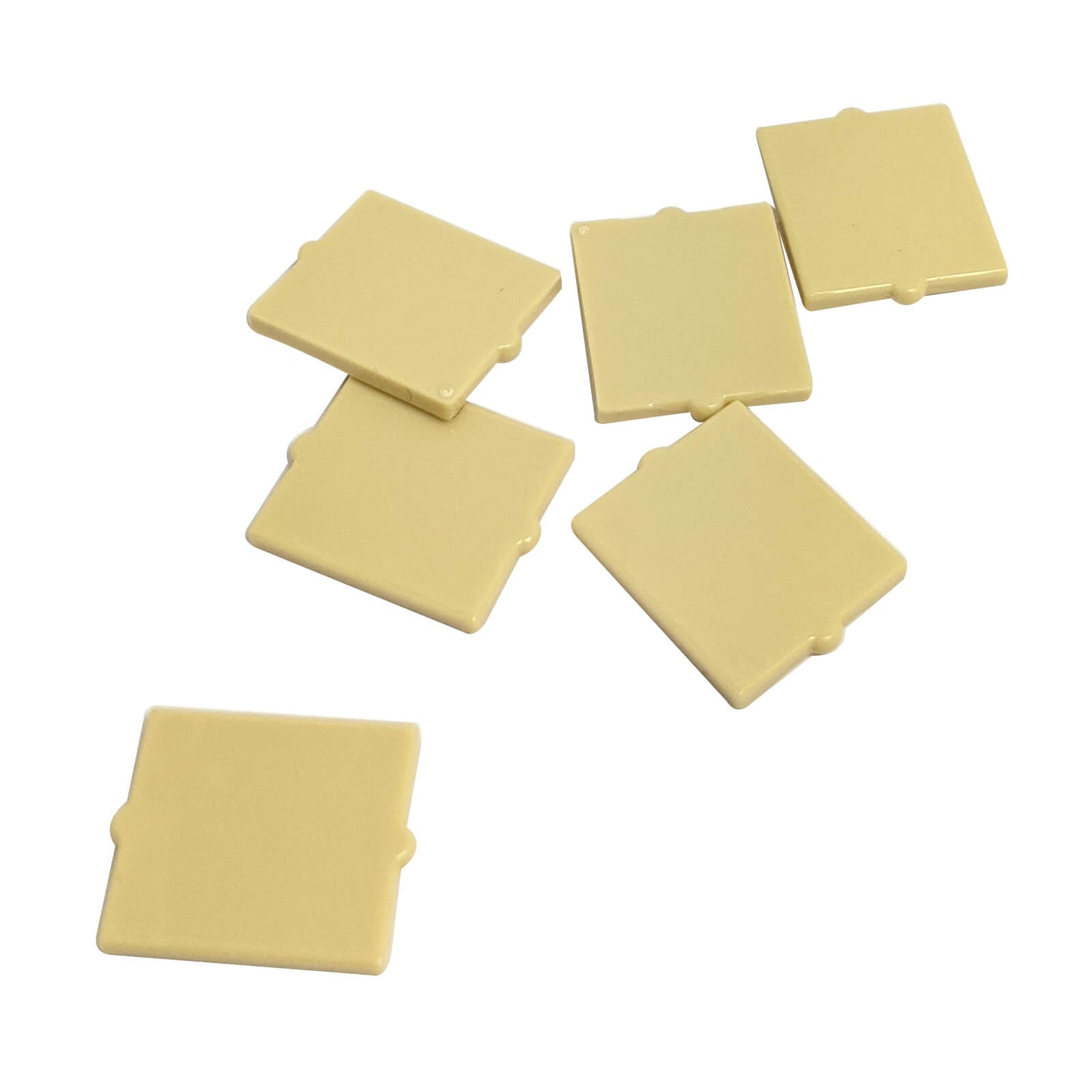 LEGO® Glass for Window 1x2x2 Flat Front in tan for window, facade, and architectural builds