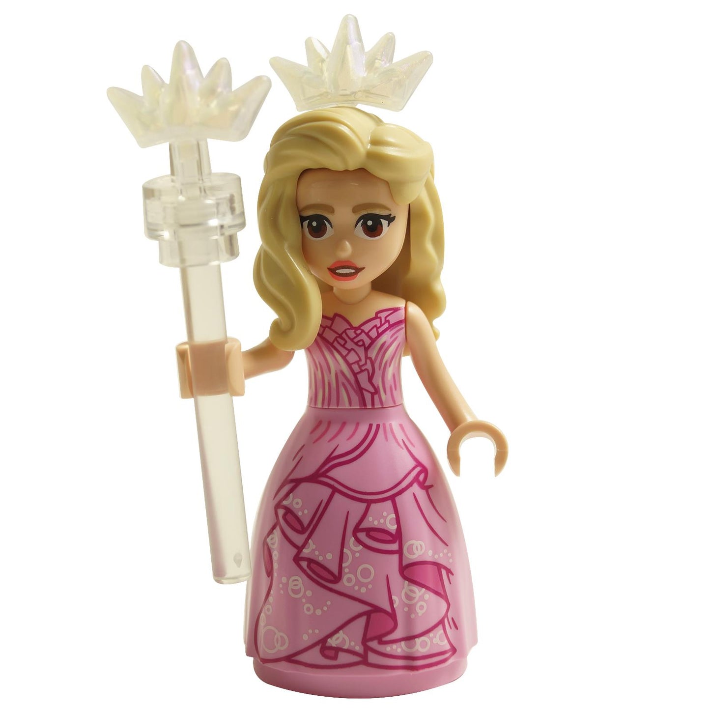 Mini muñeca Glinda (wck009) en vestido rosa con motivos de estrellas — Bienvenido a la Ciudad Esmeralda 75684.
