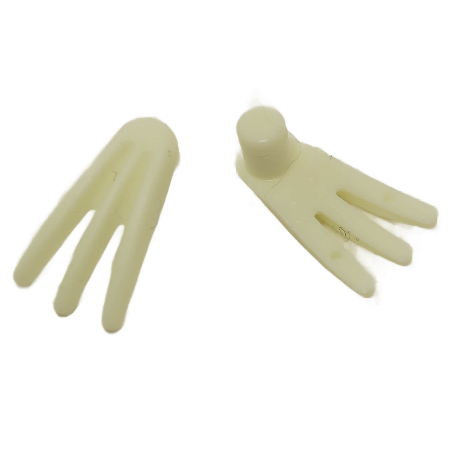 Accessorio arma minifigure artiglio a lama larga bianco che brilla al buio per costruzioni di creature e esposizioni d'azione

