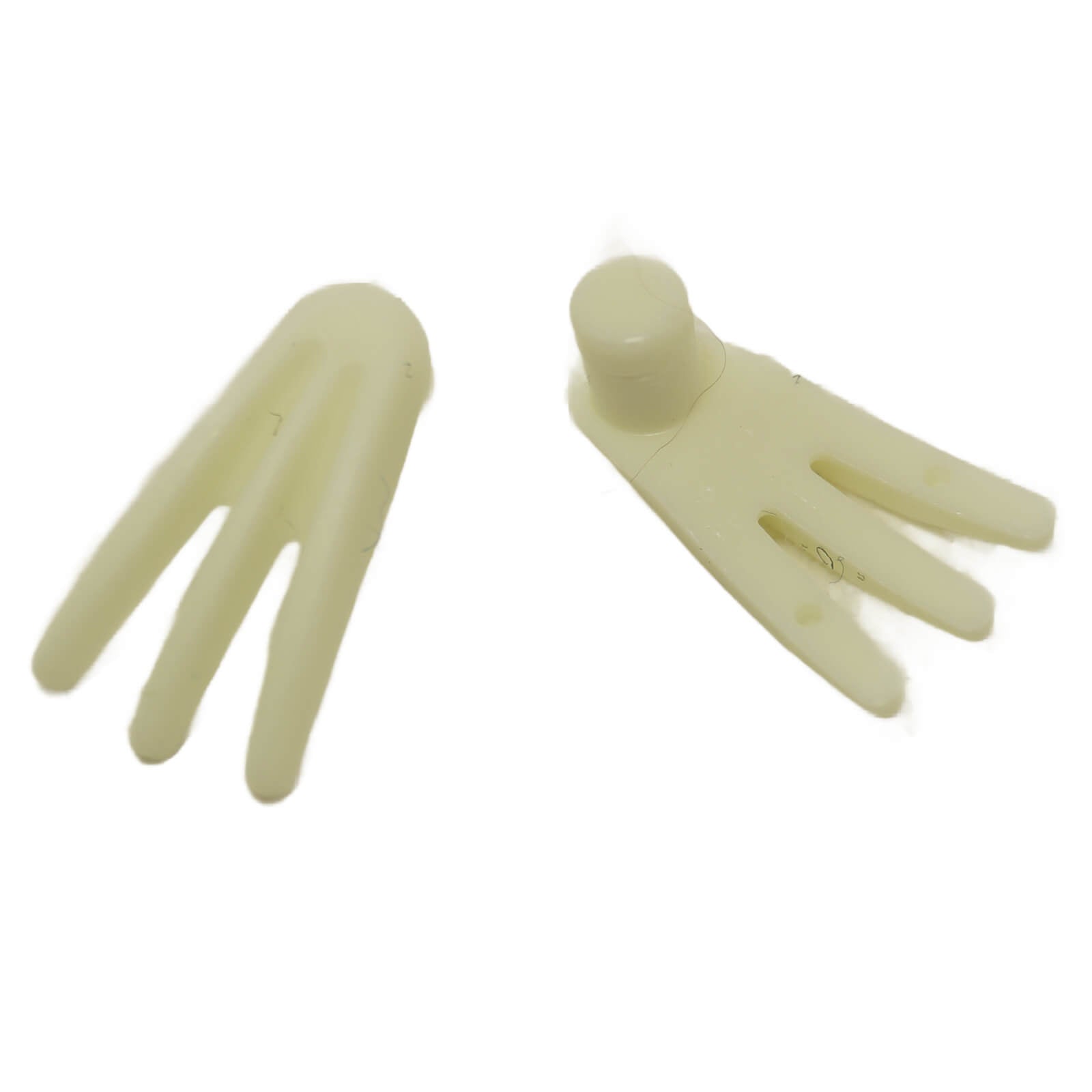Accessorio arma minifigure artiglio a lama larga bianco che brilla al buio per costruzioni di creature e esposizioni d'azione
