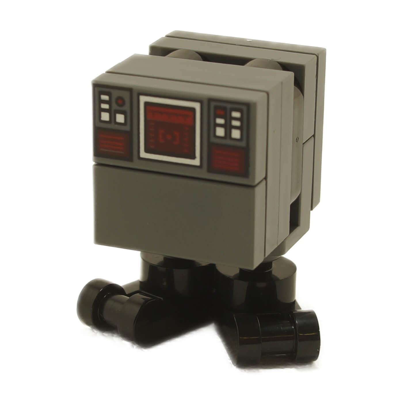 LEGO® Gonk Droid sw1314 con corpo grigio scuro, pannello di controllo rosso scuro e piedi neri dal set 912310.