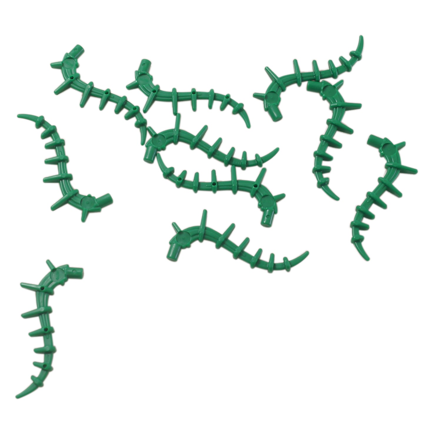 Parte de apéndice espinoso Verde 55236 utilizada como columna vertebral, alga marina o enredadera de planta para LEGO® construcciones
