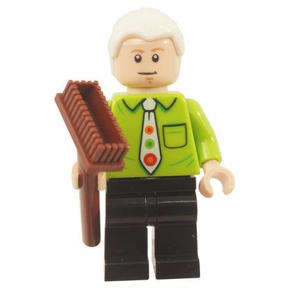 LEGO® Minifigurka Gunthera idea062 držící koště ze sady 21319 Central Perk