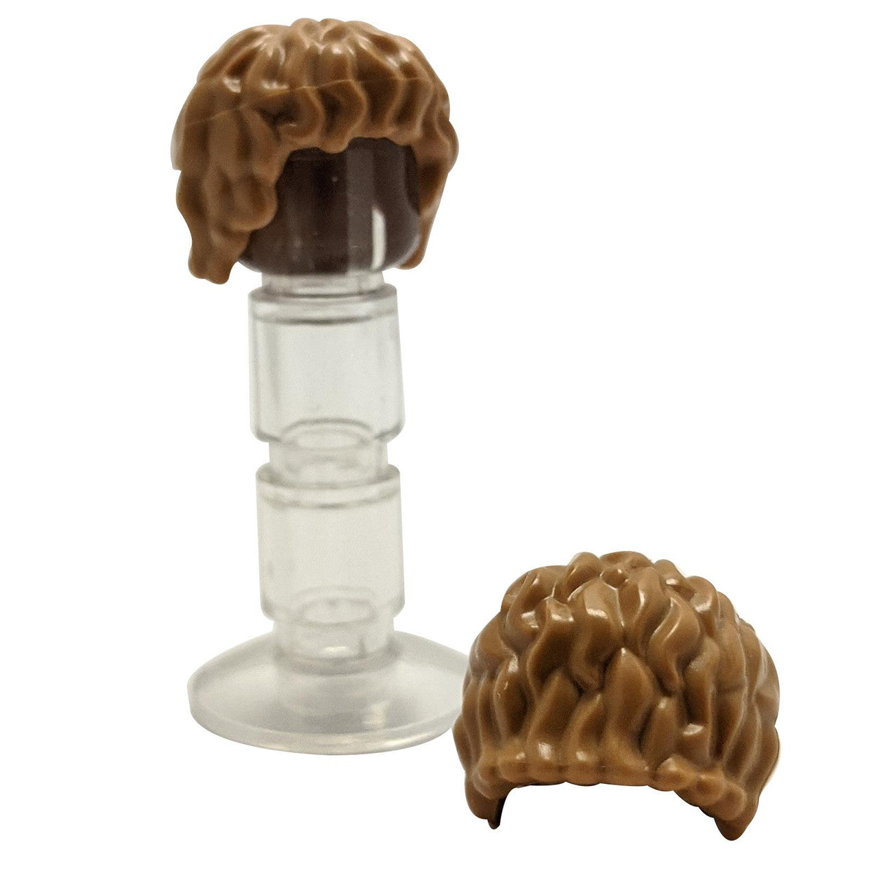 LEGO® minifigure tousled hair part 10048 in multiple colours medium nougat