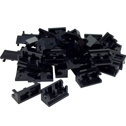 Black hinge brick 1 x 2 base part 3937 for articulated builds and movable structures