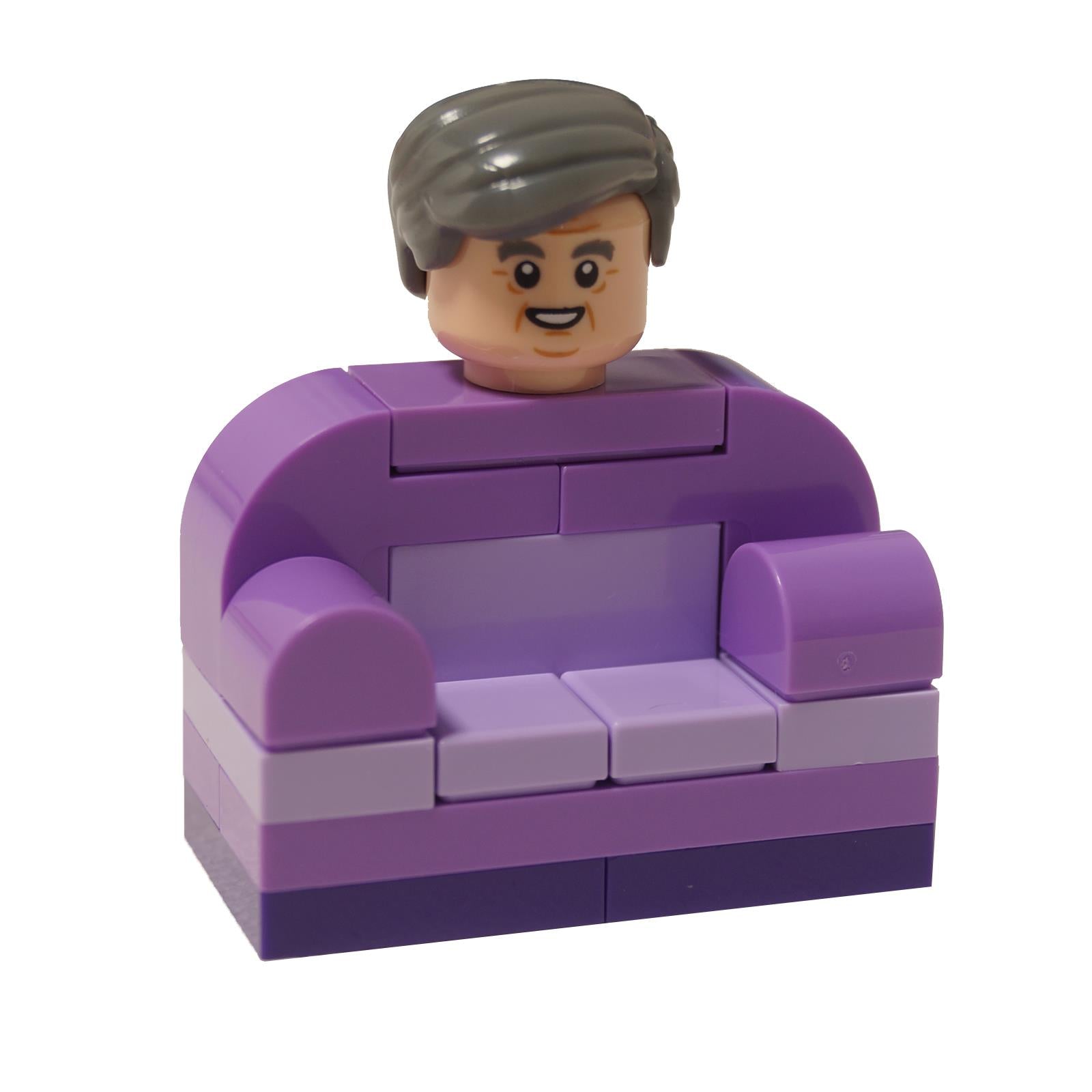 Figura de LEGO Horace Slughorn como Sillón 