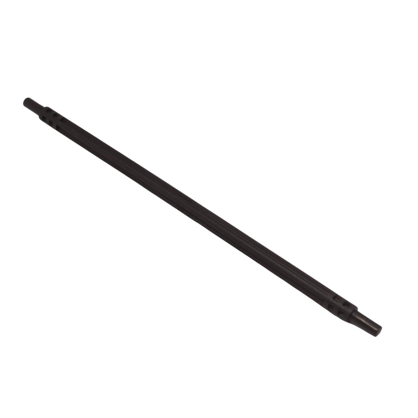 Black soft axle hose 19L, flexible rod element used for shaping, tubing, or mechanical detailing
