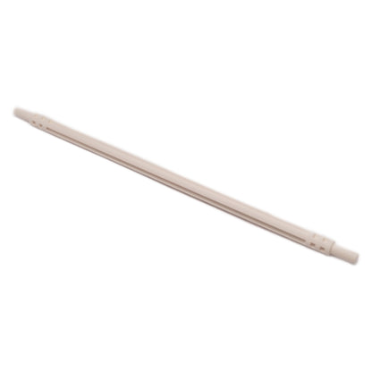 white soft axle hose 19L, flexible rod element used for shaping, tubing, or mechanical detailing
