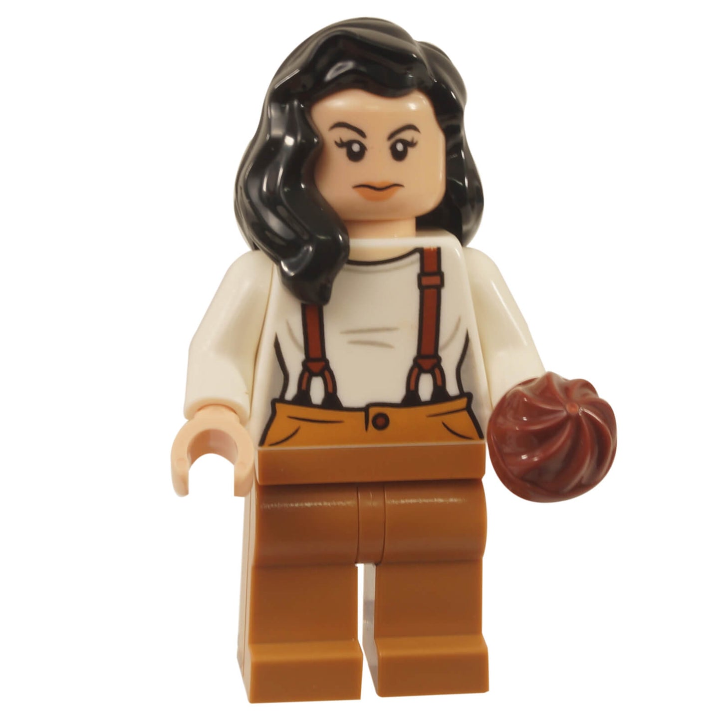 LEGO® Monica Geller minifigure idea057 with cupcake from set 21319 Central Perk