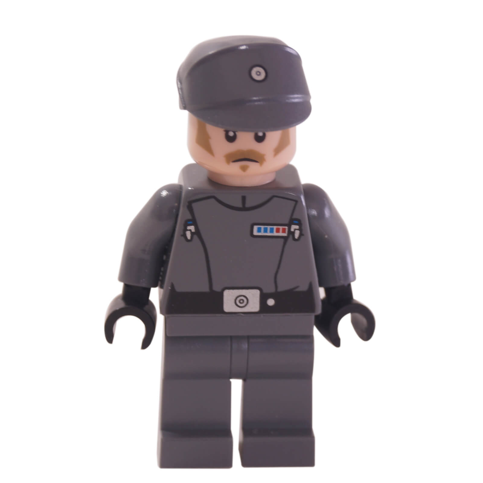 LEGO® Star Wars™ Imperial Recruitment Officer minifigure sw0913 in grey uniform and cap
