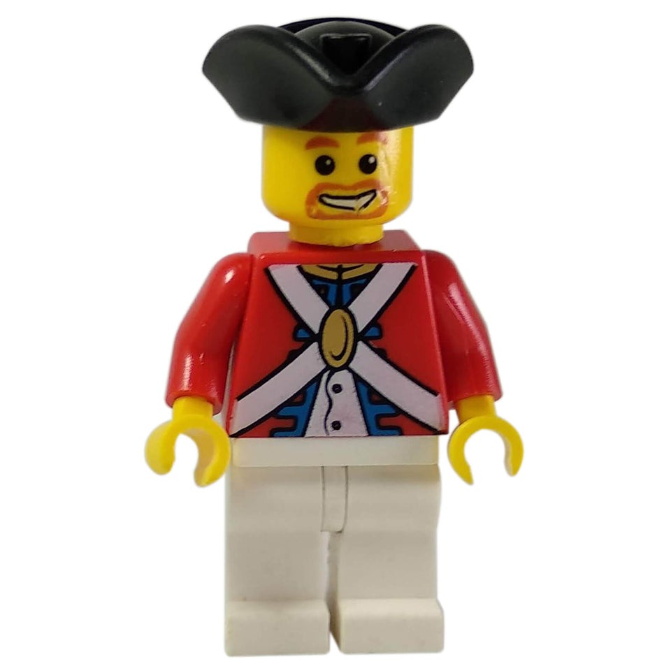 LEGO Imperial Soldier II Minifigure pi123 with Brown Beard and Black Tricorne